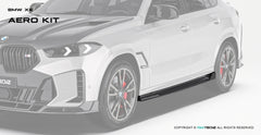 Paktechz BMW X6 G06 Carbon Fiber Body Kit - Side Skirt