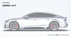 Paktechz Audi RS7 C8 Carbon Fiber Body Kit - Side Skirts