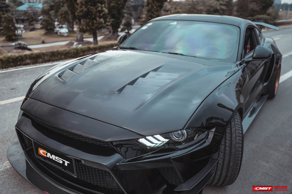 CMST Carbon Fiber Hood Ver.1 for Ford Mustang S550.2 2018-ON