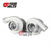 Yourmiles GEN II GTX3584RS Dual Ball Bearing Twin Turbocharger Up to 2000HP