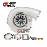 Yourmiles G42-1450 Billet Compressor Wheel Ceramic Dual Ball Bearing TurboCharger T4 1.15/1.25 0.85/1.01/1.15/1.28 Dual V-band Housing