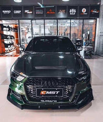 CMST Carbon Fiber Front Lip for Audi A3 S Line & S3 2017-2020