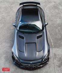 CMST Carbon Fiber Hood Black Series Style for Mercedes Benz C190 AMG GT GTS GTC GTR