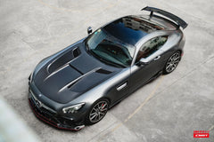 CMST Carbon Fiber Hood Black Series Style for Mercedes Benz C190 AMG GT GTS GTC GTR