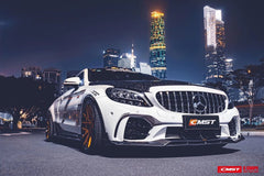 CMST Front Bumper for Mercedes-Benz C43 C300 2015-2021 Coupe Sedan PP Polyurethane