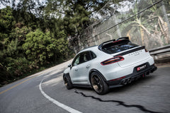 CMST Carbon Fiber Rear Roof Spoiler for Macan & Macan S & Macan GTS 2015-2021