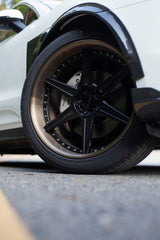 CMST Carbon Fiber Wheel Arches (12 Pcs) for Porsche Macan & Macan S & Macan GTS 2015-2021
