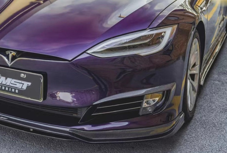 CMST Carbon Fiber Upper Valences for Tesla Model S 2016-2019