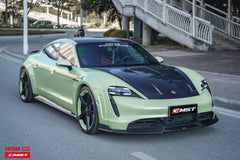 CMST Carbon Fiber Front Lip for Porsche Taycan Turbo & Turbo S