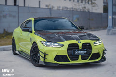 CMST Pre-preg Carbon Fiber Front Bumper Canards For BMW M3 G80 M4 G82 G83