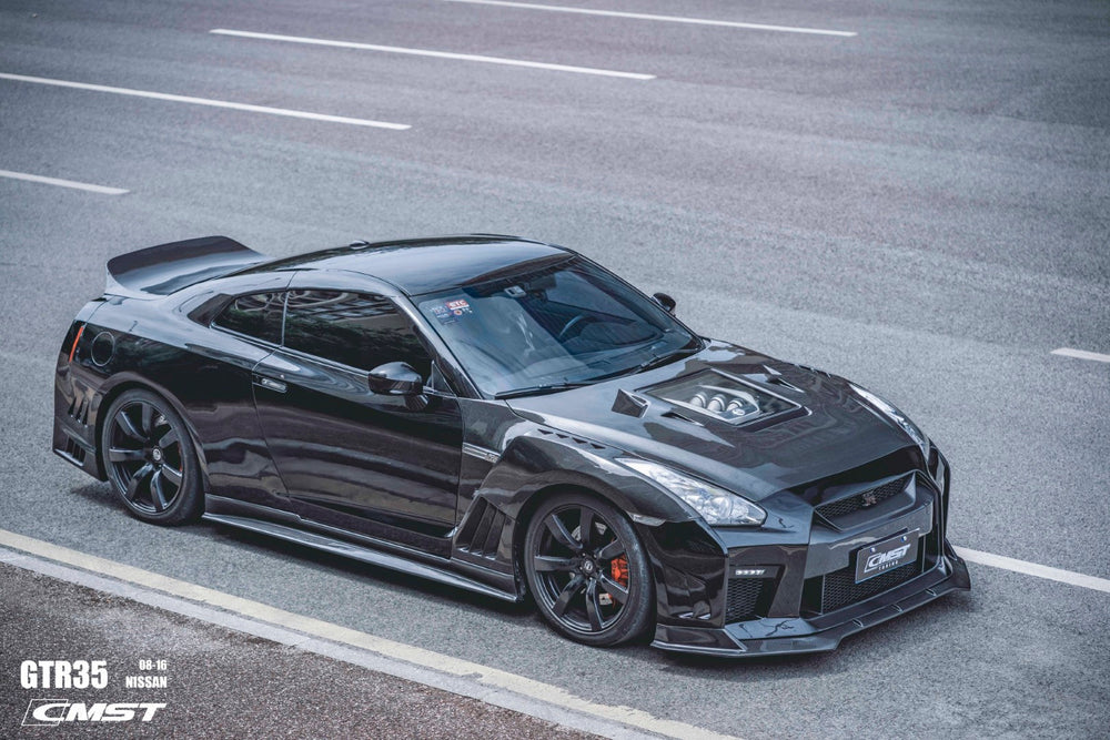 CMST Stage 2 Front Bumper & Front Lip for Nissan GTR GT-R R35 2008-2016 Facelift Conversion Kit