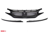 CMST Carbon Fiber Front Grill & Eyelid for Honda FK8 Civic Type-R (2017-2022)