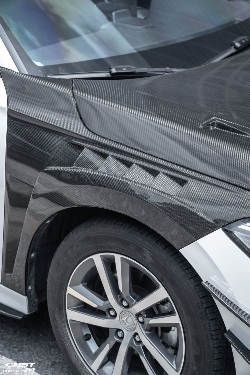 CMST Carbon Fiber Front Fenders for Honda Civic 11th Gen Sedan