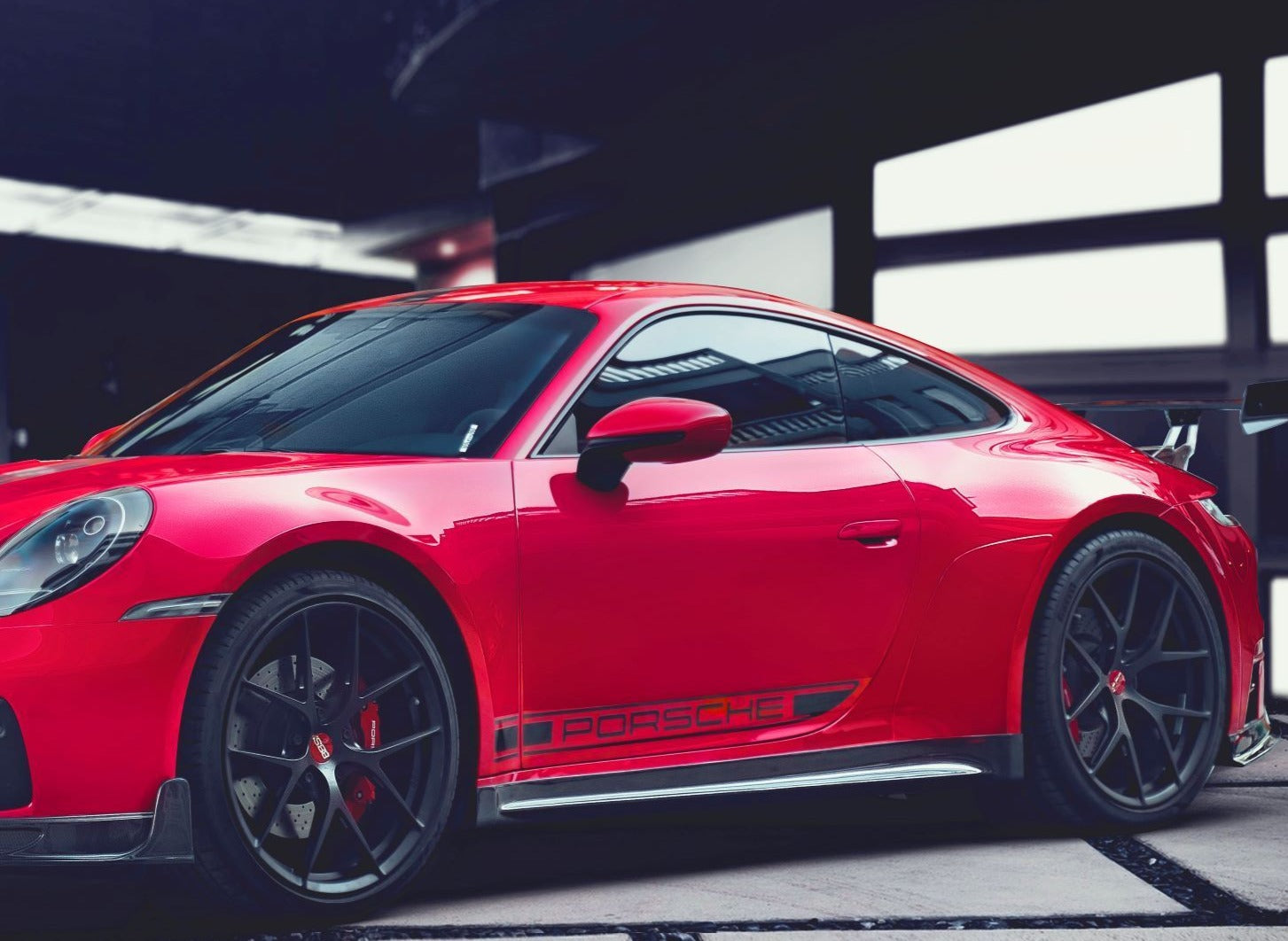 CMST Carbon Fiber Side Skirts for Porsche 911 992 2020