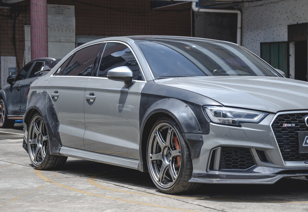 New Release!! CMST Carbon Fiber Widebody Fender Arches ( 12 Pcs ) for Audi RS3 2014-ON