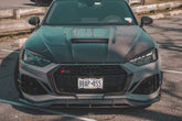 CMST Carbon Fiber Hood Bonnet Glass Transparent Clearview for Audi RS5 S5 A5 B9 B9.5 2017-ON