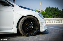 CMST Carbon Fiber Widebody Side Skirts for Volkswagen Golf & GTI & Golf R MK7 MK7.5 (4 Pcs )
