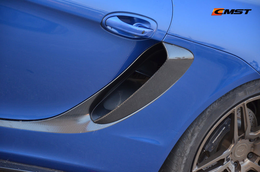 CMST Carbon Fiber Side Vent Covers for Porsche Cayman/Boxster 981 2012-2015