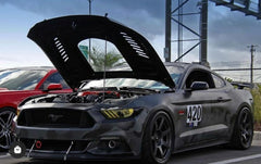 CMST Carbon Fiber Glass Transparent Hood for Ford Mustang S550.1 2015- 2017