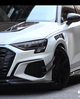 CMST Carbon Fiber Front Bumper Canards for Audi S3 A3 8Y 2021-ON