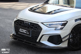 CMST Carbon Fiber Front Lip Splitter for Audi S3 A3 8Y 2021-ON