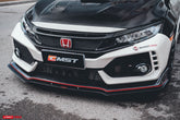 CMST Carbon Fiber Front Lip Splitter for Honda FK8 Civic Type-R