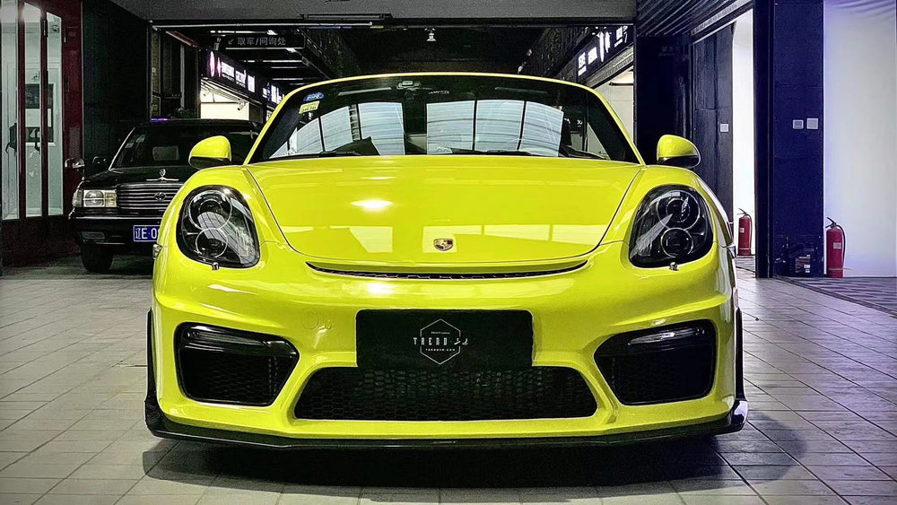 CMST GT4 Style Front Bumper & Lip for Porsche 2012-2015 Cayman/Boxster 981