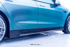 CMST Carbon Fiber V2 Side Skirts for Tesla Model 3 Highland 2024-ON