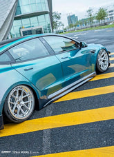 CMST Carbon Fiber V2 Side Skirts for Tesla Model 3 Highland 2024-ON