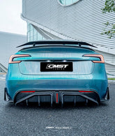 CMST Carbon Fiber V2 Rear Diffuser & Canards for Tesla Model 3 Highland