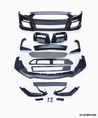 CMST Upgrade to GT500 Polypropylene PP Front Bumper & Front Lip for Mustang S550.2