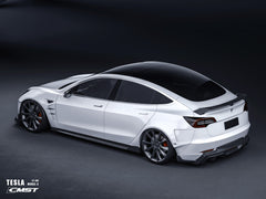 New Release!!! CMST Tesla Model 3 Carbon Fiber Rear Diffuser Ver.5