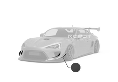Robot Carbon Fiber Front Bumper Canards For Toyota 86 Subaru BRZ Scion FR-S