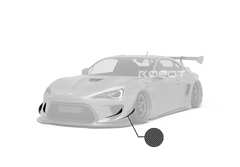 Robot Carbon Fiber Front Bumper Canards For Toyota 86 Subaru BRZ Scion FR-S
