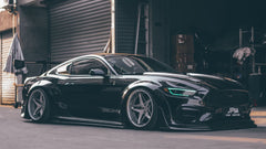 Robot "Cavalier" Widebody Wheel Arches & Side Skirts For Mustang S550.1 2015-2017 Carbon Fiber