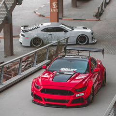 Robot "STORM" GT Wing For Ford Mustang S550.1 S550.2 GT EcoBoost V6 Carbon Fiber or FRP