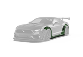 Robot "Cavalier" Widebody Wheel Arches & Side Skirts For Mustang S550.1 2015-2017 Carbon Fiber