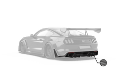 Robot "Cavalier" Rear Diffuser For Mustang S550.1 S550.2 2015-2022 Carbon Fiber
