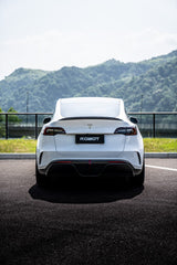 Robot "STARSHIP" Carbon Fiber Rear Spoiler For Tesla Model Y / Performance