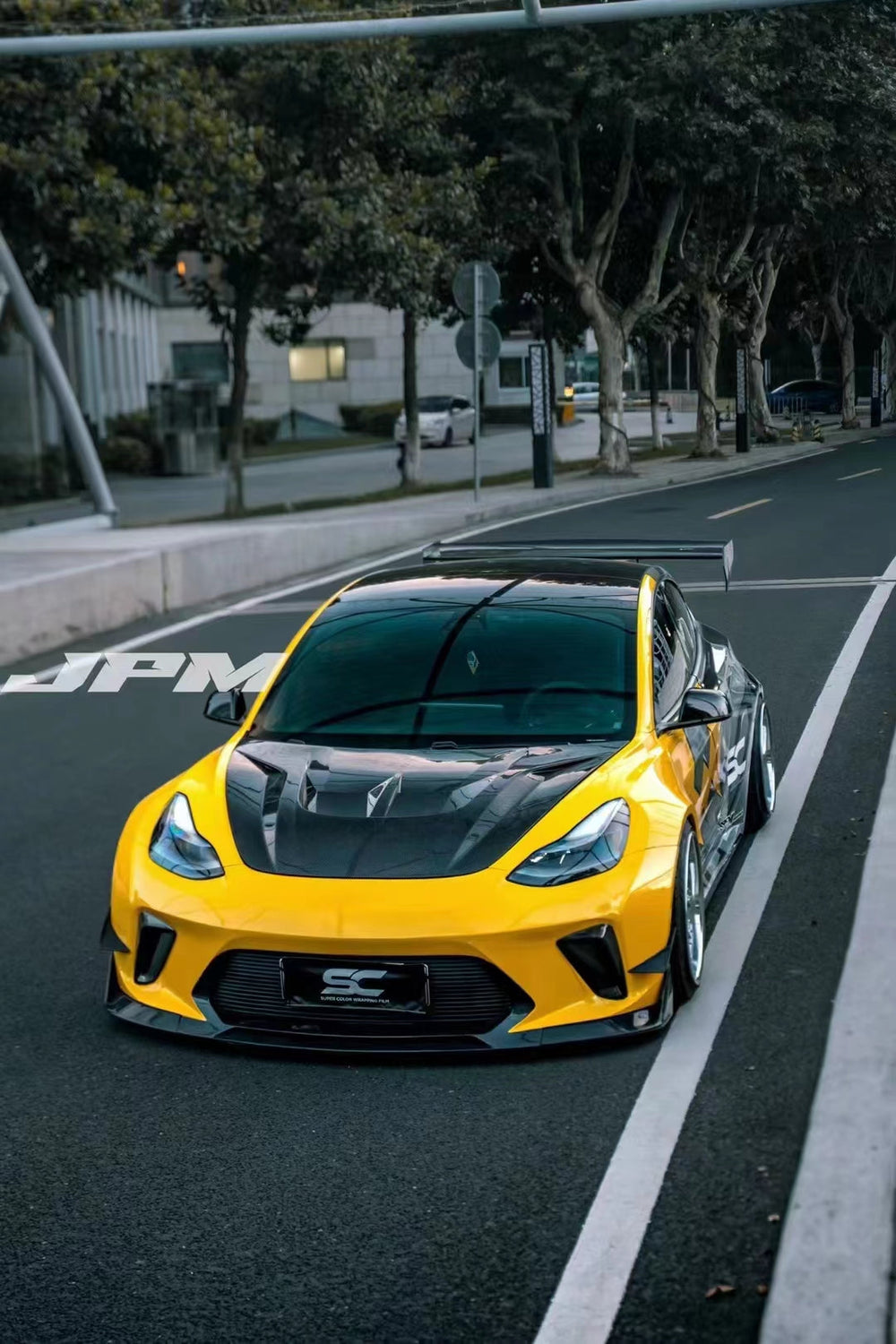 Robot "HACKER" V2 Hood Bonnet For Tesla Model 3