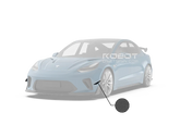 Robot "HACKER" Narrow Body Front Bumper Canards For Tesla Model 3