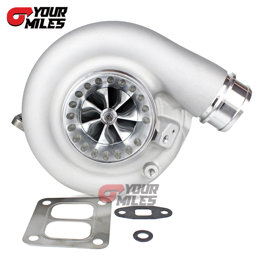 Yourmiles SX-300 S363 Billet Wheel Journal Bearing TurboCharger T4 .91/0.86 Dual Vband Turbine
