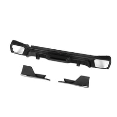 SOOQOO BMW X5 G05 carbon fibre rear diffuser - side profile view