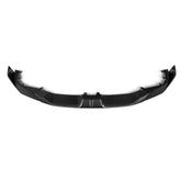 SOOQOO BMW X6M F96 carbon fibre front splitter - front three-quarter view