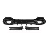 SOOQOO BMW 8 Series G16 carbon fibre rear diffuser - front three-quarter view