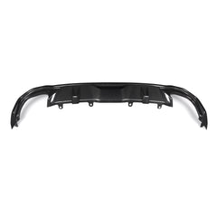 SOOQOO BMW 4 Series G26 carbon fibre rear diffuser - front three-quarter view