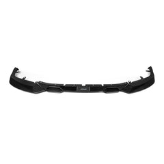 SOOQOO BMW M2 G87 carbon fibre front splitter - front three-quarter view