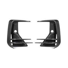 SOOQOO BMW X3 G01 carbon fibre side vent - front three-quarter view