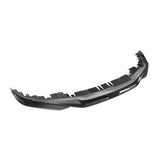 SOOQOO BMW 4 Series G26 carbon fibre front splitter - front three-quarter view