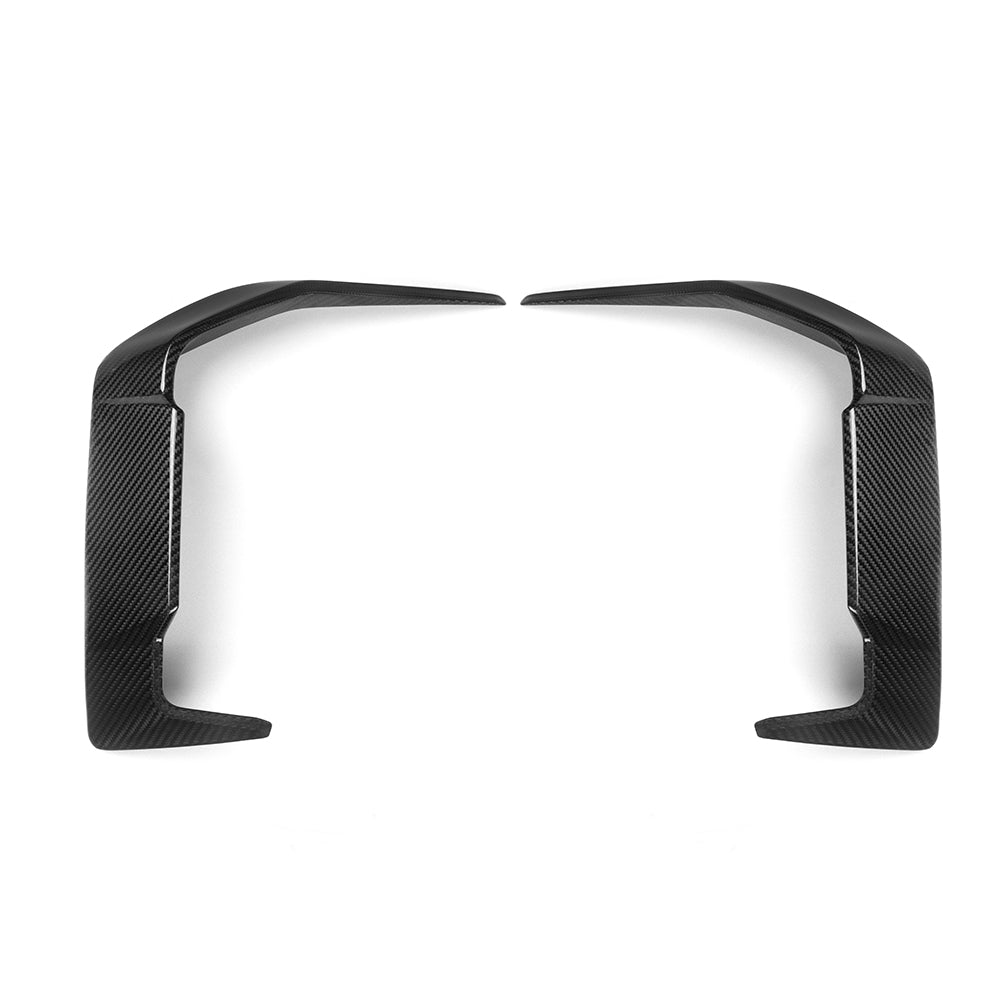 SOOQOO BMW 5 Series G60 carbon fibre front side vent - front three-quarter view